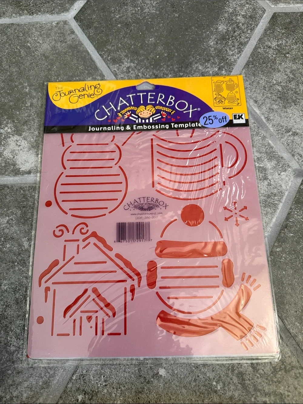 The Journaling Genie Chatterbox Stencil Set of 8 Writing Stencils Crafts Journal